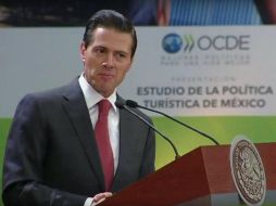 El Mandatario encabeza la presentación del Estudio de la Política Turística de México. YOUTUBE / Gobierno de la República