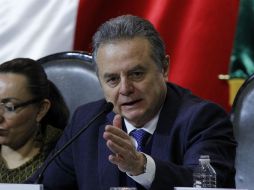 Pedro Joaquín Coldwell reconoció que falta infraestructura para abatir el rezago en combustibles. EFE / M. Guzmán