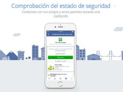 La comprobación del estado de seguridad muestra la fecha del hecho, así como el sitio y números de emergencia. FACEBOOK /