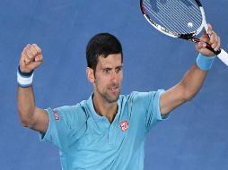 'Me siento como en casa', dijo Djokovic al finalizar el encuentro. AFP / W. West