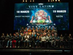 Ceremonia de presentación del cartel para el festival musical Vive Latino 2017. SUN / I. Olivares