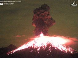 Protección Civil manifestó que hasta el momento no hay evacuaciones alrededor de la zona del volcán. TWITTER / @webcamsdemexico