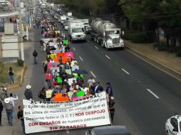 El contingente parte desde el kilómetro 14 de la carretera a Chapala hasta el retorno del Aeropuerto. EL INFORMADOR / M. Vargas