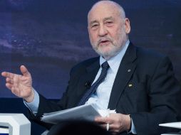 Joseph Stiglitz, premio Nobel de ecnomía, participa en el Foro Económico Mundial. NTX /