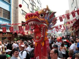 En la Ciudad de México, se celebra en el Barrio Chino del Centro Histórico, donde sobresale el colorido desfile y la danza del dragón. NTX / ARCHIVO