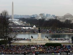 Además de los mil invitados, se espera que miles de personas se reúnan en los alrededores del Capitolio. AFP / C. Somodevilla