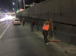 El primero de los cierres ocurrió la madrugada de este viernes, en el nodo vial Ramón Corona. ESPECIAL / Gobierno de Tlajomulco