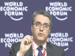 Azevedo, director general de la OMC, en el marco del Foro Económico Mundial de Davos, dijo que habrá qué esperar la reacción de Trump. AFP /