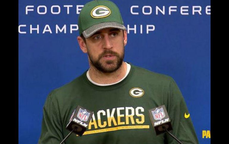 Aaron Rodgers, mariscal de campo de los Empacadores, intentará guiar a su equipo a una victoria más. TWITTER / @packers