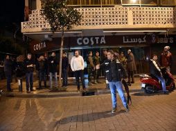 El atentado iba a cometerse a altas horas de la noche del sábado al domingo en el 'Costa Café'. EFE / W. Hamzeh