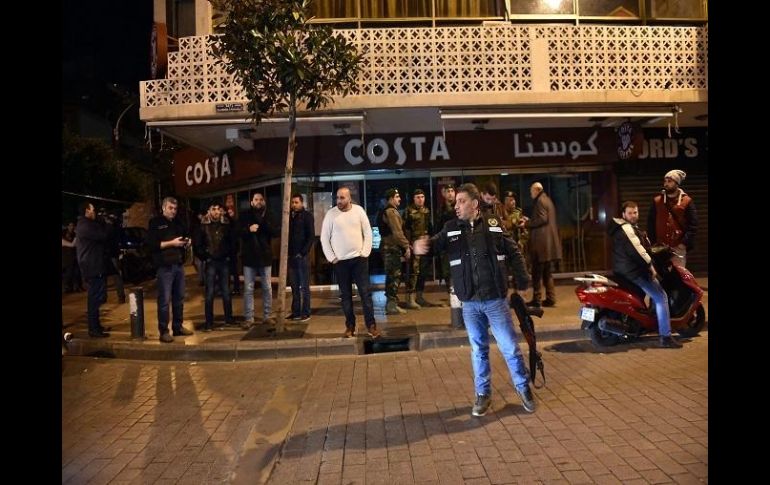 El atentado iba a cometerse a altas horas de la noche del sábado al domingo en el 'Costa Café'. EFE / W. Hamzeh