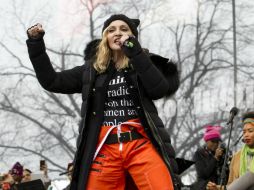 Madonna indicó que ella no apoya la violencia y que algunas partes de su discurso fueron sacadas de contexto. AP / J. Magana