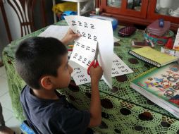 Mateo recibe educación elemental en el hogar porque hay pocas escuelas cerca de su domicilio. EL INFORMADOR / M. Vargas