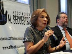 Miranda de Wallace reconoce la labor de la Coordinación Nacional Antisecuestro, pese a que el esfuerzo no se ve reflejado. SUN / J. Reyes