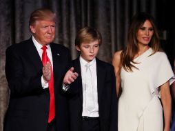 Barron recibió el apoyo de Chelsea Clinton, la hija de Hillary y Bill Clinto. AFP / ARCHIVO