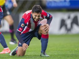 Ángel Zaldívar lamenta una de las muchas oportunidades en las que el Guadalajara falló. MEXSPORT / C. De Marchena