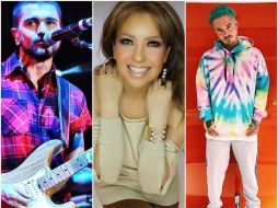 Thalía, Juanes, Carlos Vives y J. Balvin figuran en el elenco que actuará en la edición número 29 de Premio Lo Nuestro. ESPECIAL /