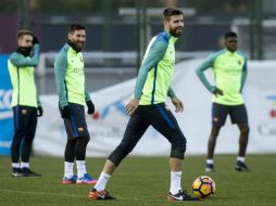 El Barcelona necesita confirmar en el Benito Villamarín, su buen momento para seguir presionando a los líderes del torneo. EFE / Q. García