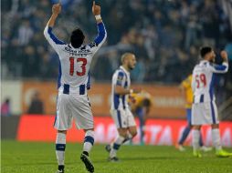 El estoril anotó el gol del desquite en tiempo de conpensación, al 90+3 AFP / J. M. Ribeiro