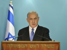 Netanyahu expresó en un mensaje su acuerdo a la construcción del muro fronterizo. AP / ARCHIVO