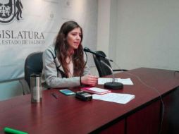 La diputada Patricia Pelayo apuntó que los gobiernos estatales no prestan atención al caso de San Sebastián Teponahuaxtlán. TWITTER / @LegislativoJal