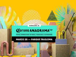 Se llevará a cabo el 25 de marzo en el Parque Trasloma, la venta de boletos inicia este viernes. FACEBOOK / Anagrama Festival