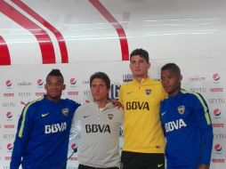 Jugadores del Boca ofrecieron una conferencia de prensa previo al encuentro ante Chivas. EL INFORMADOR / J. Robles