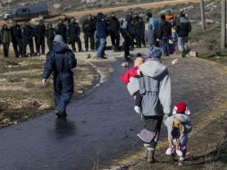 La evacuación de Amoná fue ordenada por el Tribunal Supremo israelí debido a que fue levantado en tierras privadas palestinas. EFE / A. Safadi