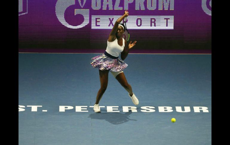 La estadounidense Venus Williams, reciente finalista del Abierto de Australia, busca llegar a la final en Rusia. EFE / A. Maltsev