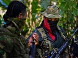 Con la firma de la paz con las FARC, el ELN es el último grupo rebelde activo en el conflicto colombiano. AFP / ARCHIVO