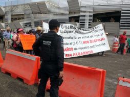 Los ejidatarios aseguraron que continuarán realizando protestas pacíficas en el aeropuerto. EL INFORMADOR / ARCHIVO