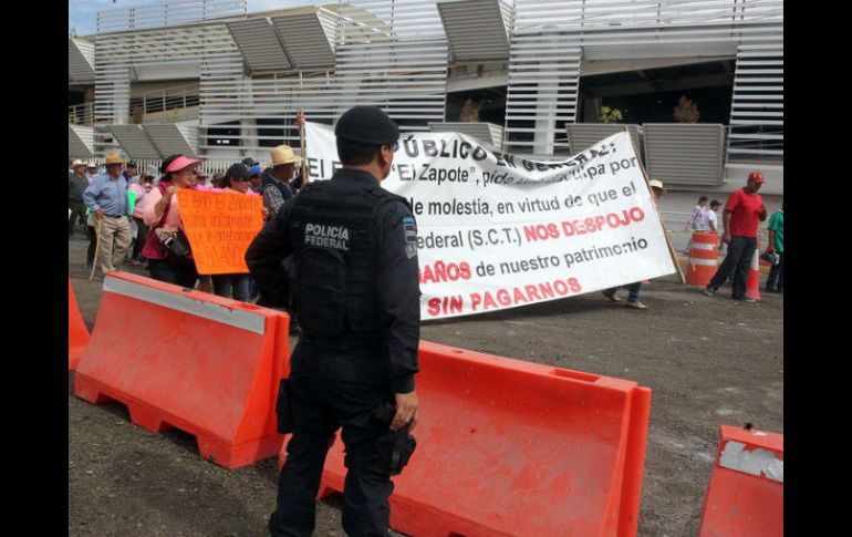 Los ejidatarios aseguraron que continuarán realizando protestas pacíficas en el aeropuerto. EL INFORMADOR / ARCHIVO