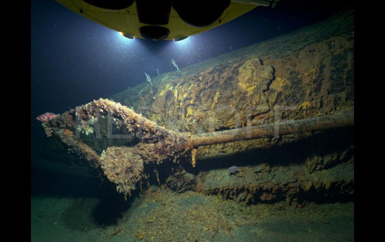 El descubrimiento se dio exactamente 75 años después de que el submarino fuera hundido. ESPECIAL / www.rebikoff.org