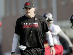 El entrenador de los Halcones, Dan Quinn, expresó su total confianza en el grupo de jugadores que dirigen. AFP / T. Warner