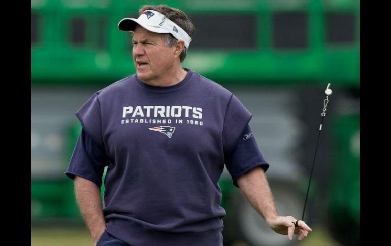 'Estamos listos para empezar', afirma Bill Belichick, entrenador de los Patriotas. AFP / B. Levey