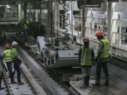 El pasado 2 de febrero, la tuneladora ya estaba a una cuadra de distancia de la Catedral de Guadalajara. EL INFORMADOR / ARCHIVO