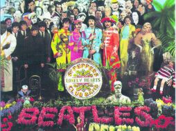 'Sgt. Pepper’s Lonely Hearts Club' de The Beatles, una obra de Peter Blake & Jann Haworth. ESPECIAL /