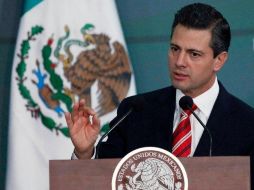 El Presidente Enrique Peña Nieto recibe a migrantes mexicanos provenientes de Estados Unidos. EL INFORMADOR / ARCHIVO