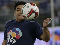 Maradona dice querer limpiar 'la basura' de la Asociación del Futbol Argentino AP / ARCHIVO