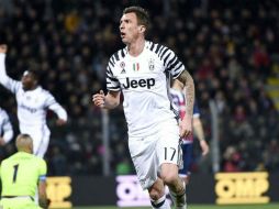 Mandzukic celebra el tanto que abre la cuenta para la 'Vecchia Signora' TWITTER / @juventusfc