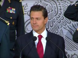 El Presidente de la República, Enrique Peña Nieto, encabeza hoy jueves la Ceremonia del 104 Aniversario de la Marcha de la Lealtad. YOUTUBE / Gobierno de la República