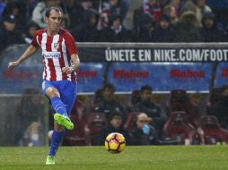 Esta lesión dejará fuera a Diego Godín de la convocatoria para enfrentar al Celta de Vigo en la jornada 22. TWITTER / @Atleti