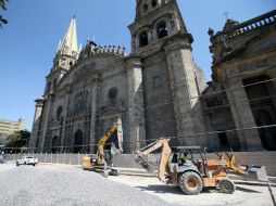 Se instaló equipo alrededor de la Catedral para detectar cualquier variación en el subsuelo que implique algún riesgo para el inmueble. EL INFORMADOR / ARCHIVO