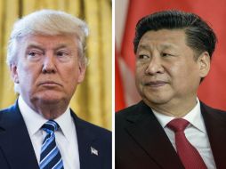 Donald Trump y Xi Jinping. La Casa Blanca seguirá sin lazos oficiales con Taiwán. EFE / J. Lo Scalzo-F. Singer