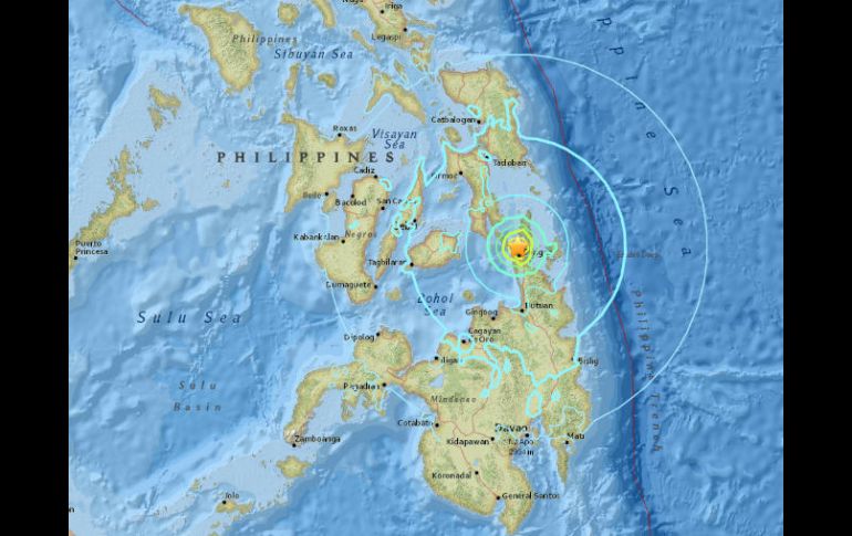 El Centro de alertas de tsunamis en el Pacífico indicó que no hay amenaza de tsunami por el momento. ESPECIAL / USGS