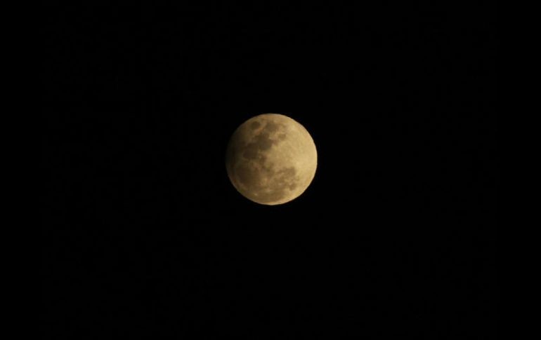 La Luna pasará por la penumbra de la Tierra. NTX / R. de Jesús