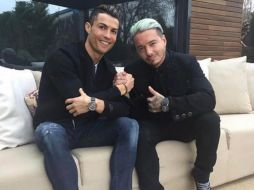 Cristiano y J Balvin compartieron un par de imágenes y un video en sus cuentas de Instagram. INSTAGRAM / jbalvin