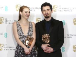 Emma Stone ganó el Bafta de la mejor actriz. AP / J. Ryan