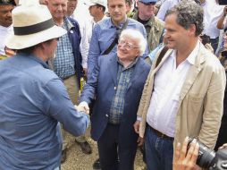 Higgins resaltó los beneficios que traerá al país el acuerdo de paz firmado. AFP / O. Nieto