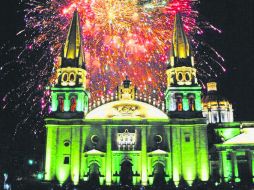 Belleza. Guadalajara se iluminará del 14 al 18 de febrero, para celebrar el aniversario de la ciudad. ESPECIAL /